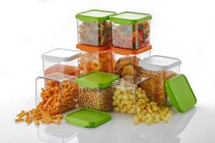 4 SACRED Container Combo Set  - 1100 ml, 550 ml, 750 ml प्लास्टिक ग्रोसरी कंटेनर