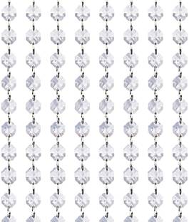Prmoagen White Curtain Rings Metal
