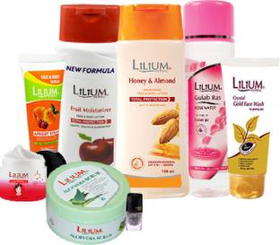 LILIUM Moisturizing Body Care Product With Silver Nail Paint GC639