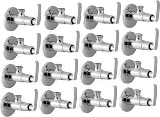 LOGGER - Angle Valve with Flange (L200100816A) Pack of 16 pcs Angle Cock Faucet