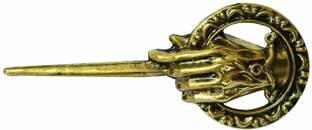BORING Gold Game of Thrones Ned Stark Hand of The King Pin Key Chain