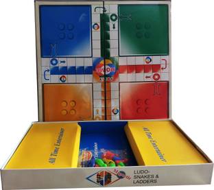 athlesis Ludo - Snakes & Ladders Party & Fun Board Game