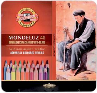 KOHINOOR Mondeluz Artist's Water Soluble Coloured Pencils Hexagonal Shaped Color Pencils