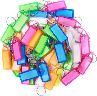 Flipkart SmartBuy Multipurpose 50 Pack Name Tags with Keyring Label Window Key Chain