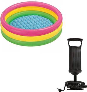 DMTE 3ft Inflatable Bath tub and Air pump for inflatable toy Inflatable Swimming Pool
