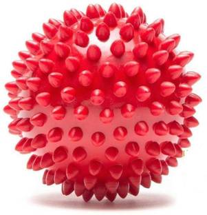 PawCloud Rubber Chew Spike Ball Toy For Dog | Multicolor Rubber Ball For Dog