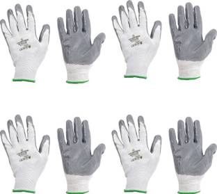 AdroitZ SUPERIOR QUALITY ANTI CUT SAFETY HAND GLOVE-13 Nylon, Synthetic, Latex  Safety Gloves