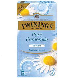 TWININGS Pure Camomile 25 Tea Bags Chamomile Infusion Tea Bags Box