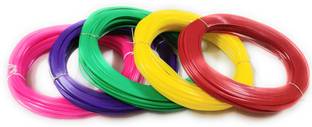 Medonna shoppe Plastic Broom Wires for Craft Works, Basket Making, Flower vases Making
