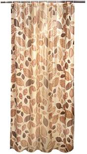 Bluegrass 214 cm (7 ft) Shower PVC Transparent Curtain Single Curtain