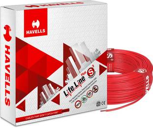 HAVELLS HRFR PVC 1 sq/mm Red 90 m Wire