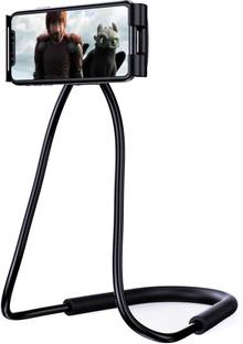 ELV Phone Neck Holder, Gooseneck Lazy Neck Phone Mount to Free Your Hands for iPhone Android Smartphone - Black Mobile Holder