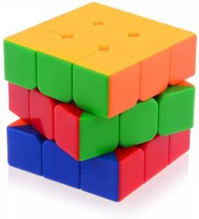 niveeka 3x3x3 Speed Cube Stickerless (1 Pieces)