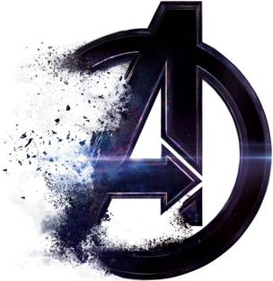 Sticker Hub 50 cm Avengers Endgame Logo Decorative Wall Sticker Self Adhesive Sticker