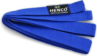 HENCO Turbo Judo/Karate/taekwando Martial Arts Belt (Blue) Back / Lumbar Support
