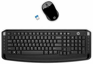 HP Wireless Keyboard and Mouse 300 Wireless Standard Laptop Keyboard