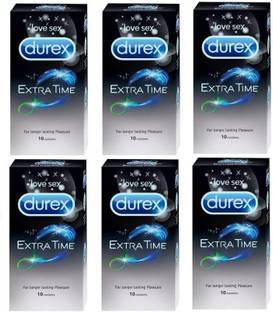 DUREX Extra Time Condoms (For Longer Lasting Pleasure) (Love Sex) (60S) Condom