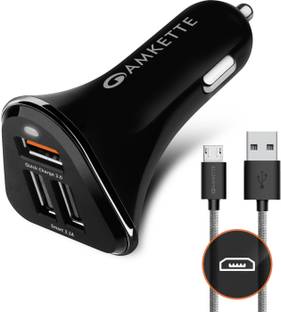 AMKETTE 18 W Qualcomm 3.0 Turbo Car Charger