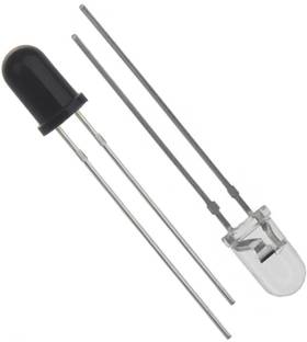 e4u Infra Red LED Transmitter & Receiver 5mm Through Hole - 5 Pair Light Electronic Hobby Kit