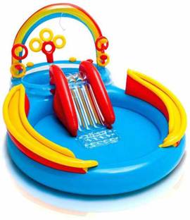 INTEX Rainbow Ring Play Center Inflatable Swimming Pool