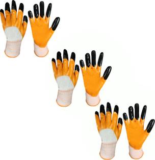 PulGos SUPERIOR QUALITY ANTI CUT SAFETY HAND GLOVE-003 Nylon, Synthetic, Latex  Safety Gloves