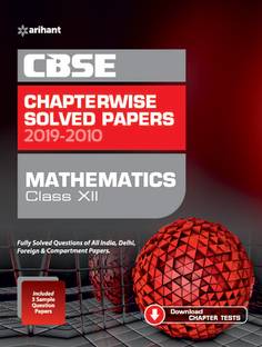 Cbse Mathematics Chapterwise Solved Paper Class 12 2019-20