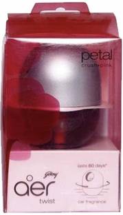 Godrej Aer Twist Petal Crush Pink Dashboard Car Freshener Car Freshener Diffuser Aer Twist
