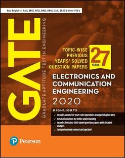 GATE 2020 for Electronics and Communication Engineering | 27 Previous Years' Solved Question Papers | Also for GAIL, BARC, HPCL | By Pearson