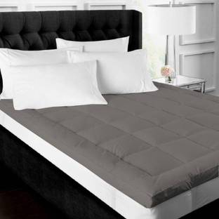 Linenovation Double Size Mattress Topper Cotton Breathable Mattress Cover