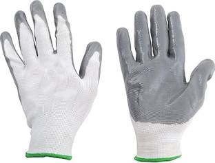 PulGos SUPERIOR QUALITY ANTI CUT SAFETY HAND GLOVE-1100 Nylon, Synthetic, Latex  Safety Gloves