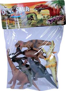 SALEOFF Realistic Dinosaur Figures Playset Rubber Wild Animal Dinosaur Kids Toys -97
