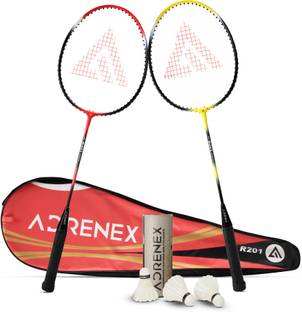 Adrenex by Flipkart R201 Combo - 2 Racquet with Shuttle Badminton Kit