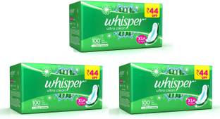Whisper Ultra Clean XL Plus Sanitary Pads ( Pack of 3 ) Sanitary Pad