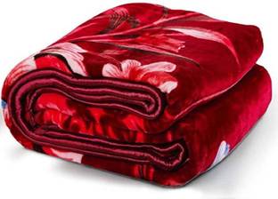 Swikon star Floral Single Mink Blanket for  Heavy Winter