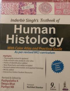 Inderbir Singh's Textbook of Human Histology With Colour Atlas and Practical Guide