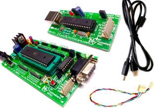 MY TechnoCare 8051 Microcontroller Kit with ZIF Socket and AVR-8051/8052 USB Micro Controller Board Electronic Hobby Kit