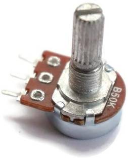 Electronic Spices 50K ohm Single PACK OF 10 Potentiometer Motor Control Electronic Hobby Kit
