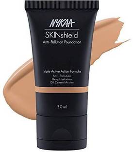 NYKAA SkinShield Anti-Pollution Matte Foundation - Desert Honey Foundation