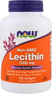 Now Foods Lecithin 1200Mg - 100 Softgels