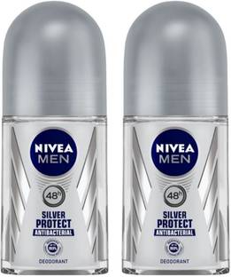Nivea Men Silver Protect Antibacterial Deodorant Roll-on  -  For Men