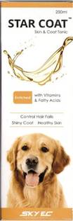 skyec Skin and Coat Tonic with Omega and Biotin for Dogs and Cats Pet Health Supplements