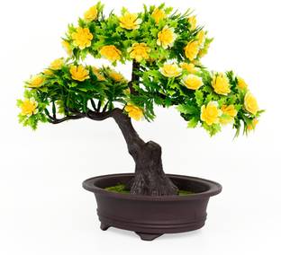 Breewell Bonsai Charming Wild Artificial Plant with Pot-PM03 Bonsai Wild Artificial Plant  with Pot