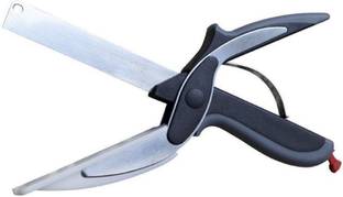 SAM-MOHAN BUSINESS HUB SAM-MOHAN Kitchen Fast Clever Cutter 2 in 1 Knife & Chopping Board steel knife Vegetable & Fruit Chopper (1*kitchen knife +1*insrustion mannual) Chopper