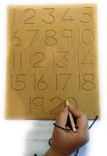 FUTUREZ KEY Capital Alphabet and Number Writing Practice Wooden Boards - Educational Toys for Kids 3 to 7 Years Old