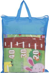 NFI Reversible Baby Mats for Playing or Crawling, Non Toxic Foam Playmat for Infants or Toddlers with carry bag Foldable play mat NA