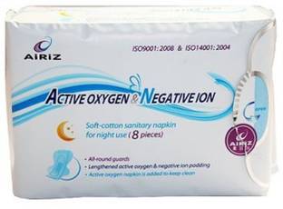 AIRIZ Sanitary Napkins/Pads in pack for Night Use Sanitary Pad