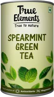 True Elements Spearmint Green Tea Leaves Mint Green Tea Tin