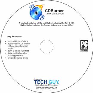 TechGuy4u CD DVD & Blue RAY Burning Software (NERO Alternative)