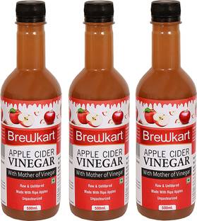 Brewkart Apple Cider Vinegar Pack of 3 Vinegar