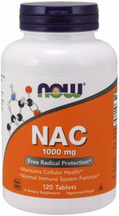 Now Foods N - Acetyl Cysteine 1000 Mg Free Radical Protection Tablets